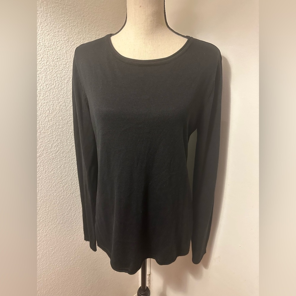 Creation L black long sleeve sweater